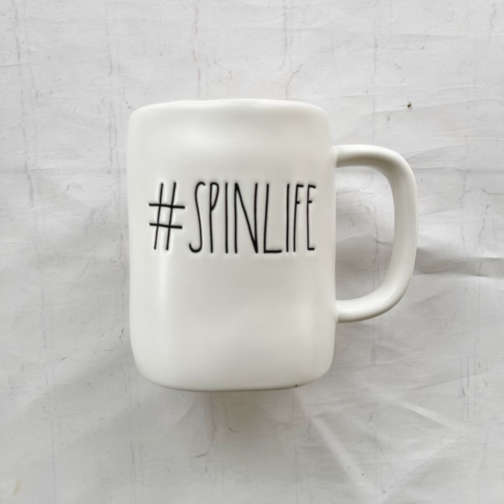 [Rae Dunn] NWT #Spinlife coffee tea drinking mug